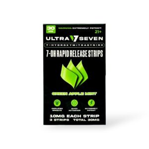 Ultra Seven 7-OH Strips Green Apple Mint 30mg