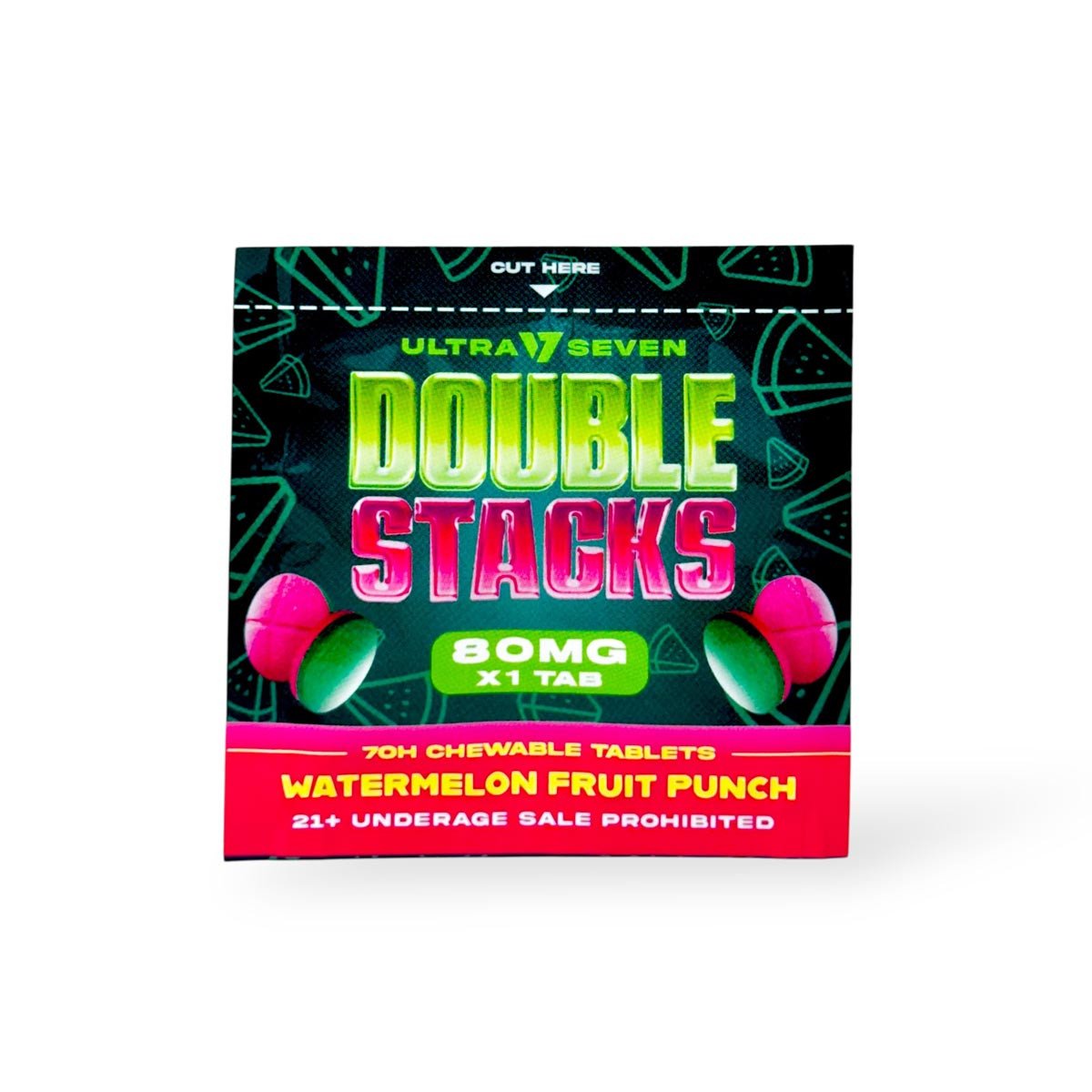 Ultra-Seven-Double-Stacks-7-Oh-Chewable-Tablets-Watermelon-Fruit-Punch-80mg-Per-Tablet-1ct__96736 Ultra Seven Double Stacks 7-Oh Chewable Tablets Watermelon Fruit Punch 80mg Per Tablet - Image 2